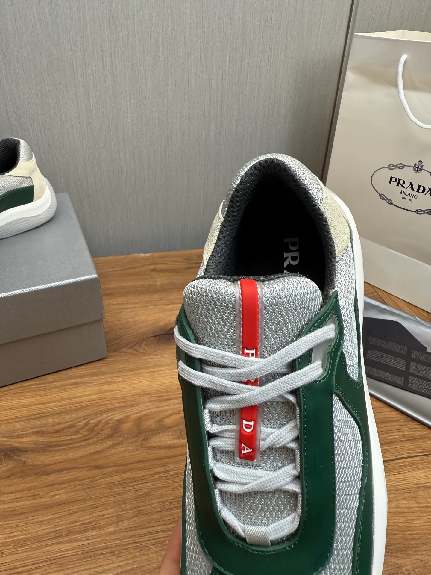 Men's shoes 💰560💰 [PRADA] Men's shoes are popular in the counter, official website is synchronized, 1 high-quality shipment ✔️Original cowhide upper + cowhide lining, 1🆚1 replica, original sole, 38-45 (45 customized, non-refundable)